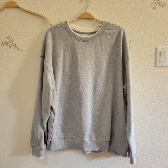 NWT Goodfellow and Co Mens Sweatshirt Relaxed fit, 2 tone collar Size XXL - Picture 1 of 7